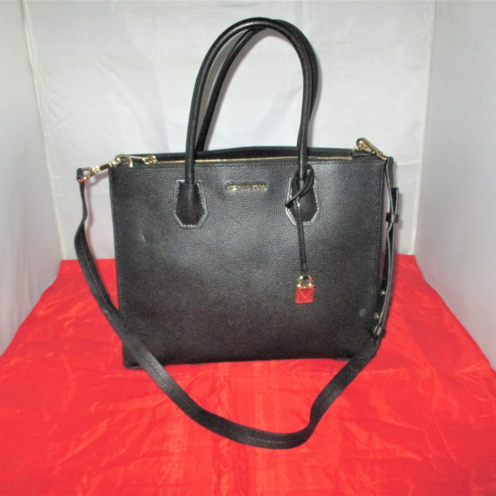 Michael Kors Mercer Pebbled Leather Accordion Tote